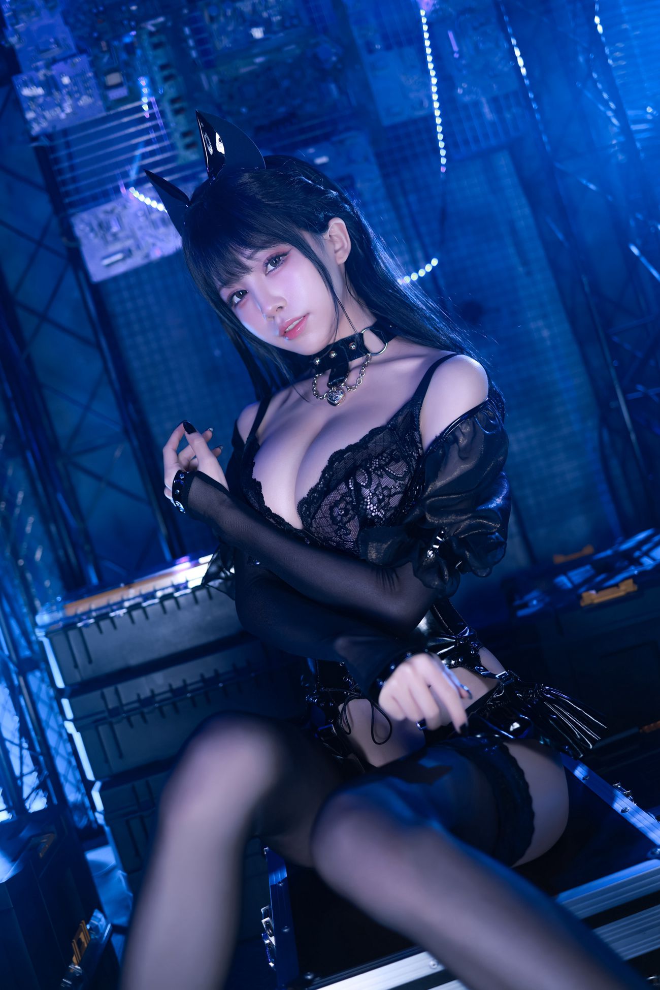 图片[22]-动漫博主 水淼aqua – 猫咪女郎-黑色猫猫 [59P] – 速更版-美库