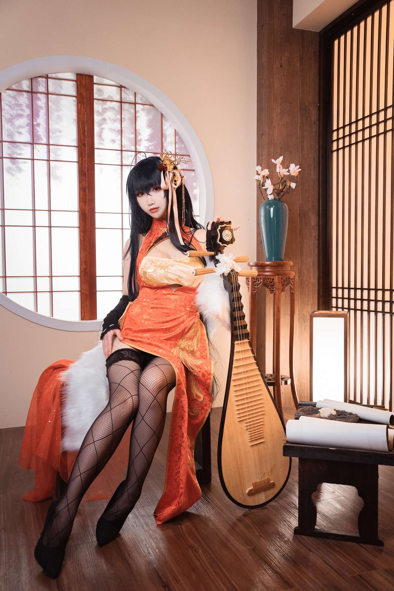 图片[13]-面饼仙儿 – 大凤旗袍[30P] – 速更版-美库