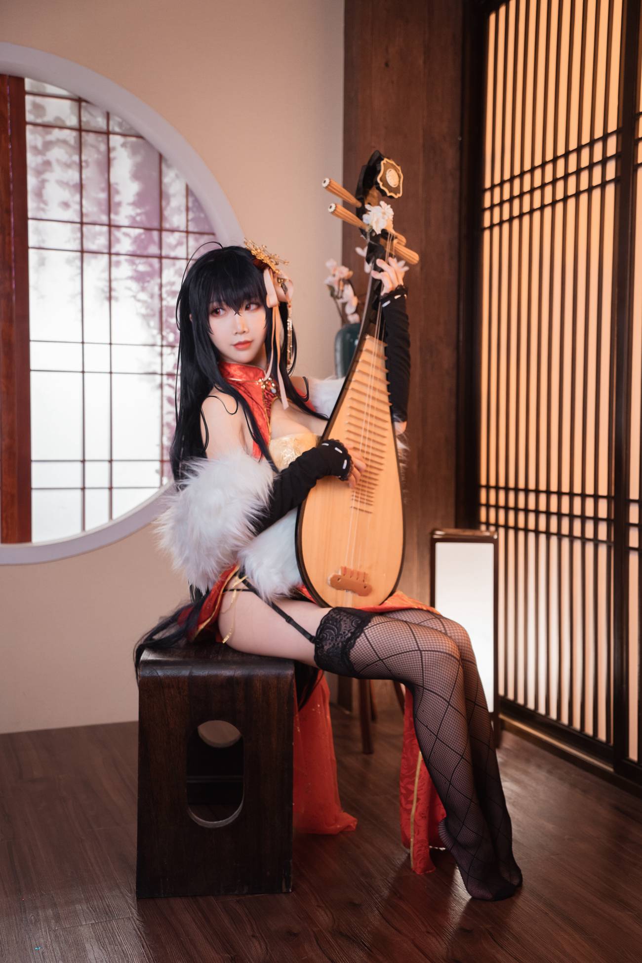 图片[24]-面饼仙儿 – 大凤旗袍[30P] – 速更版-美库