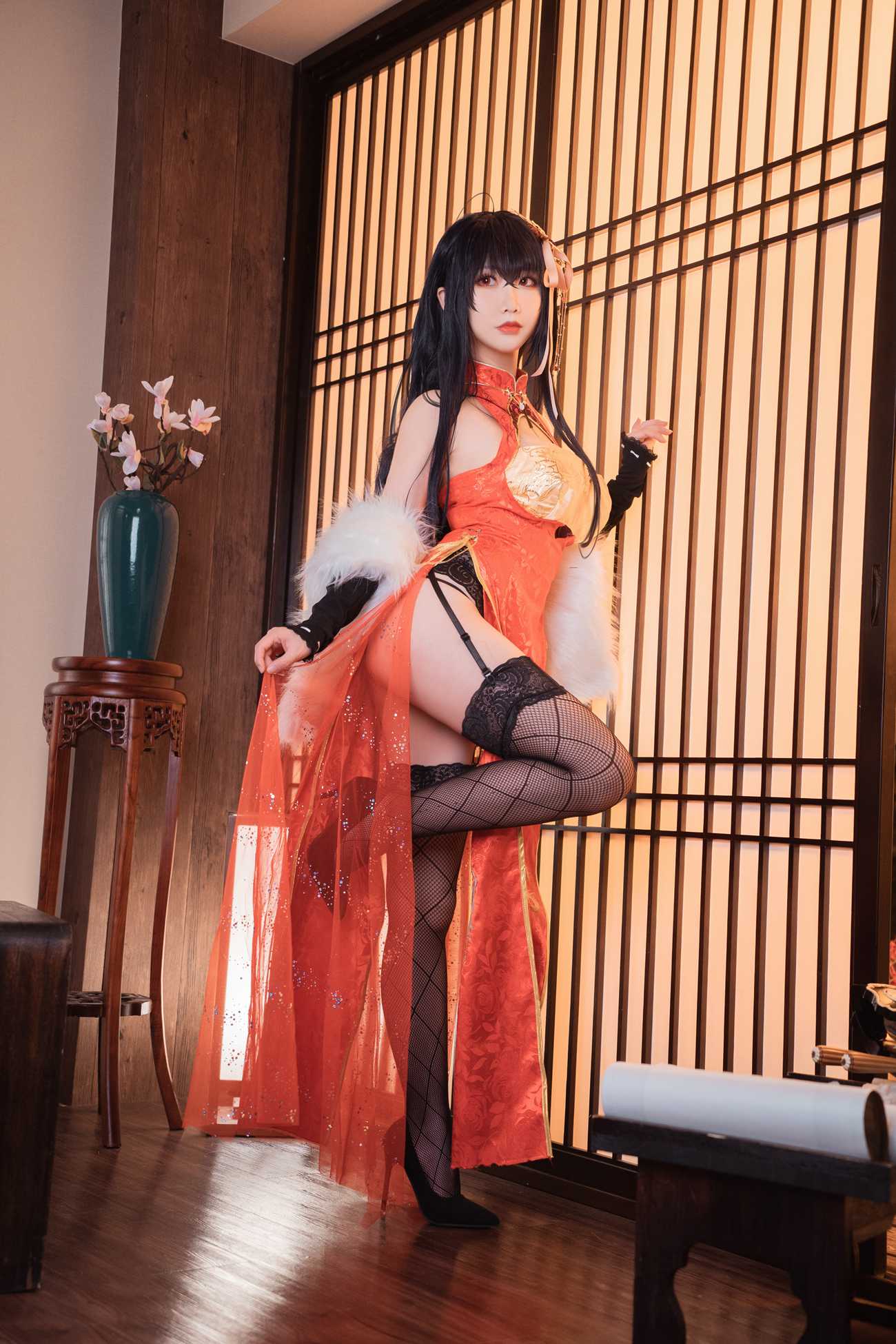 图片[26]-面饼仙儿 – 大凤旗袍[30P] – 速更版-美库