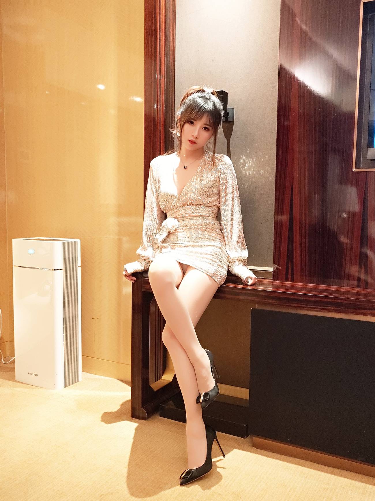 图片[21]-小女巫露娜 – 亮片裙肉丝[22P] – 速更版-美库