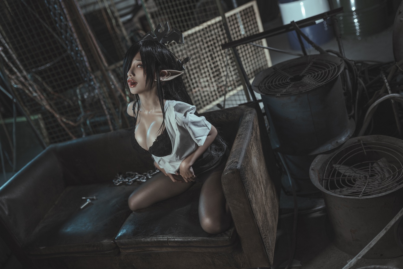 图片[42]-蠢沫沫 – 黑兽女王 OL制服[56P] – 速更版-美库