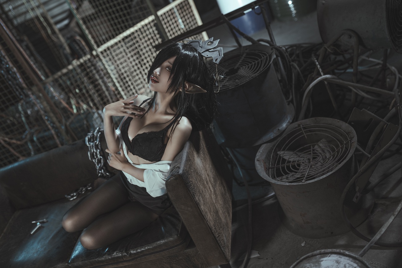 图片[46]-蠢沫沫 – 黑兽女王 OL制服[56P] – 速更版-美库