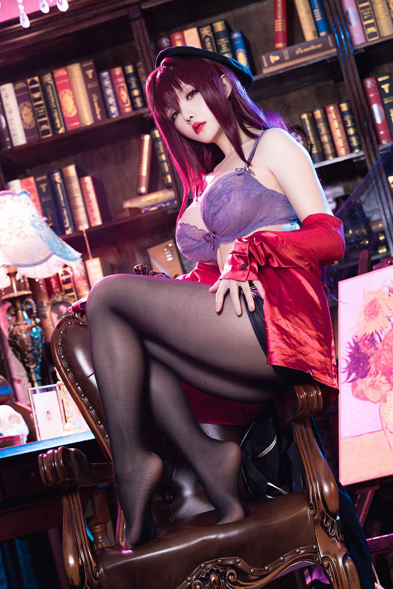 图片[31]-星之迟迟 – 斯卡哈-真红教枪[70P] – 速更版-美库