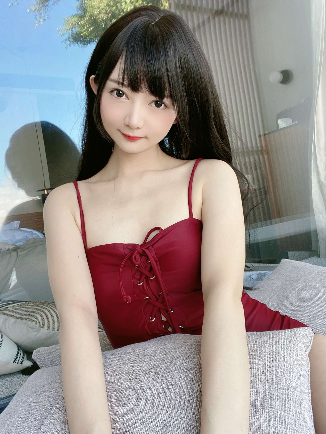 图片[56]-51酱 – 黑红泳装[72P] – 速更版-美库