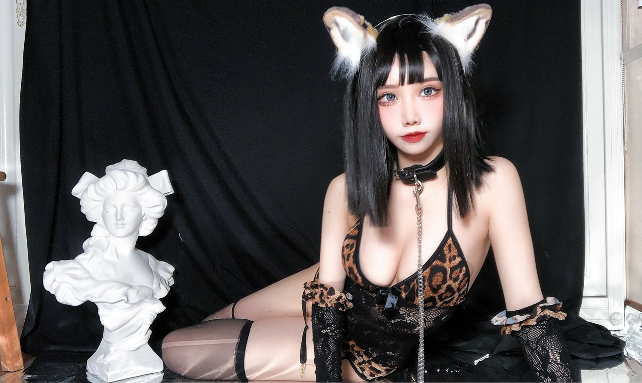 图片[10]-果咩酱w – 豹女妹妹[25P] – 速更版-美库