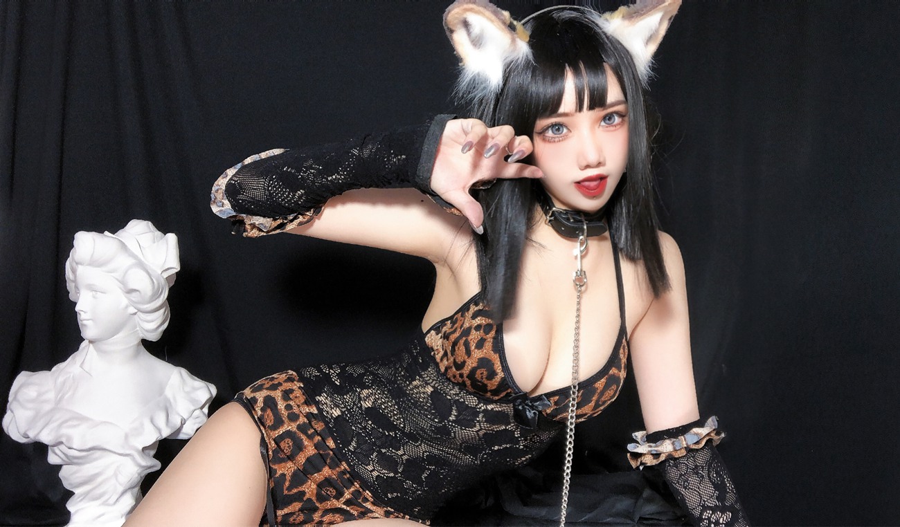 图片[14]-果咩酱w – 豹女妹妹[25P] – 速更版-美库