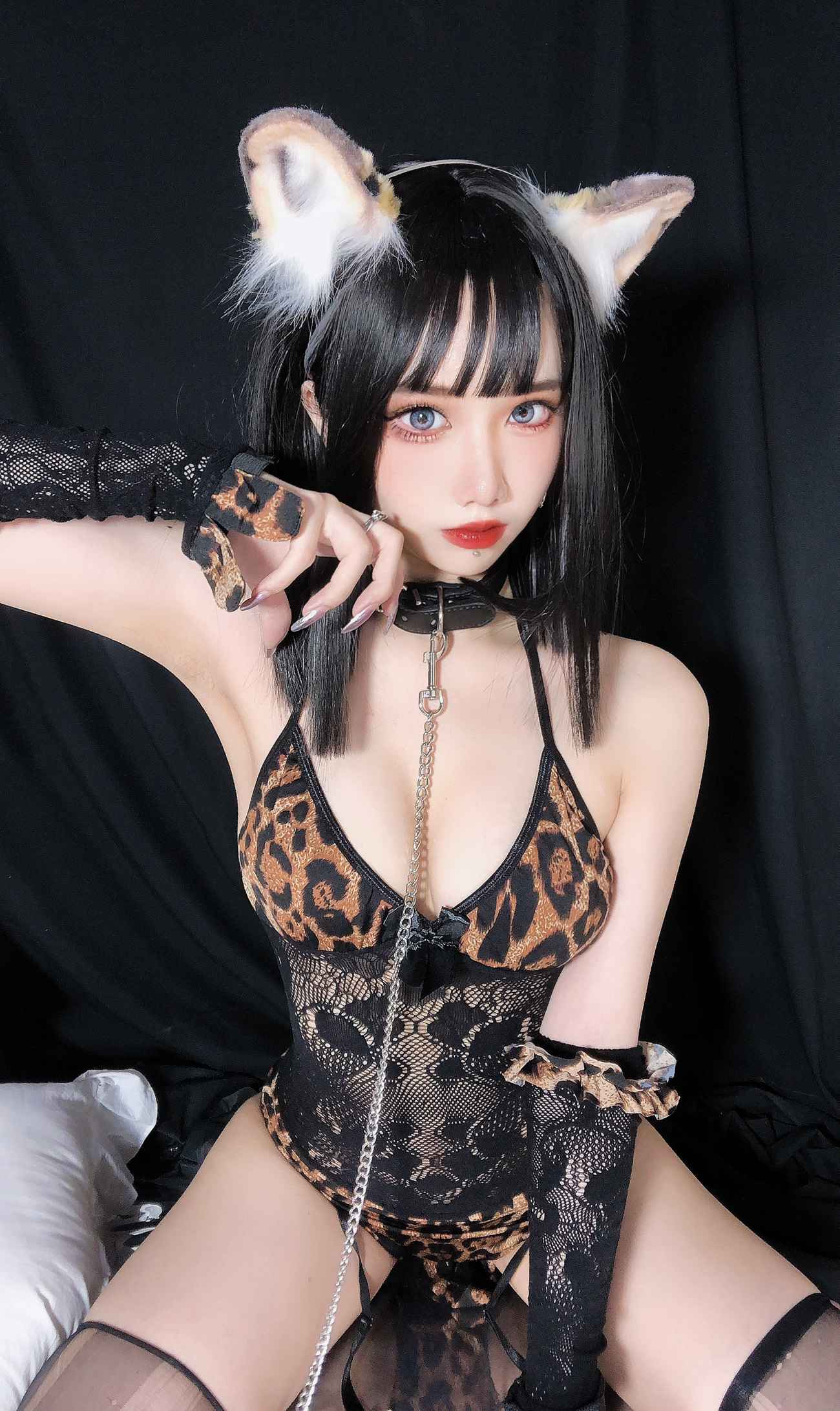 图片[15]-果咩酱w – 豹女妹妹[25P] – 速更版-美库