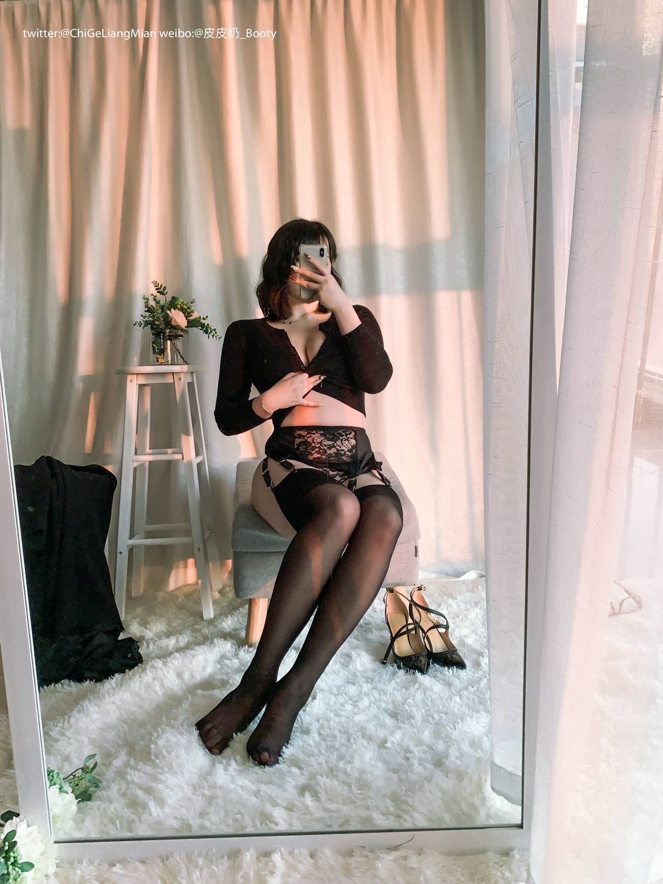 图片[112]-皮皮奶可可爱了啦 – 黑色OL[120P] – 速更版-美库