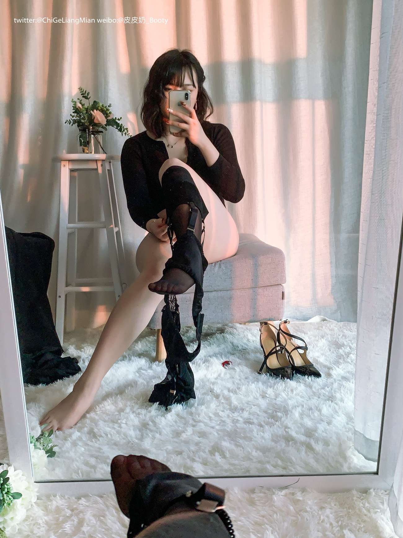 图片[117]-皮皮奶可可爱了啦 – 黑色OL[120P] – 速更版-美库