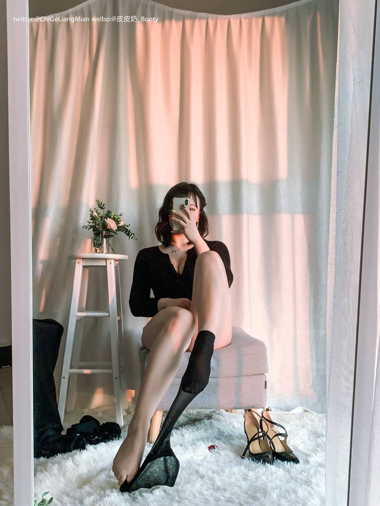 图片[118]-皮皮奶可可爱了啦 – 黑色OL[120P] – 速更版-美库