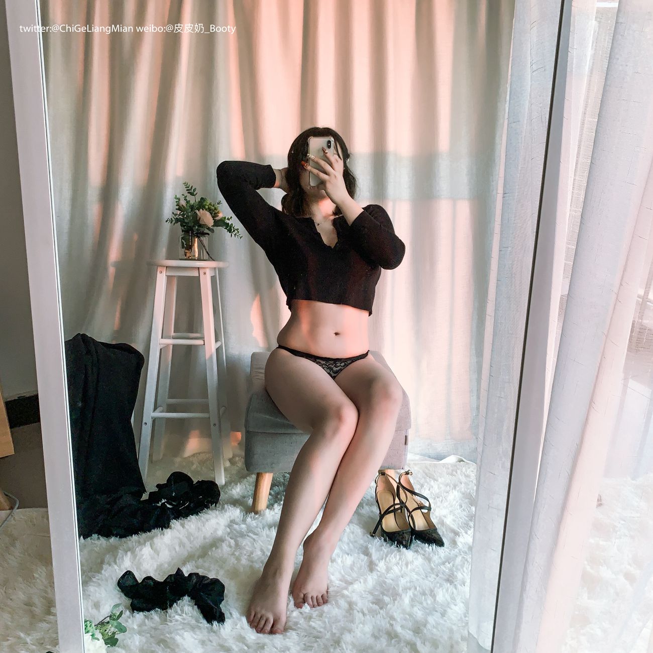 图片[120]-皮皮奶可可爱了啦 – 黑色OL[120P] – 速更版-美库