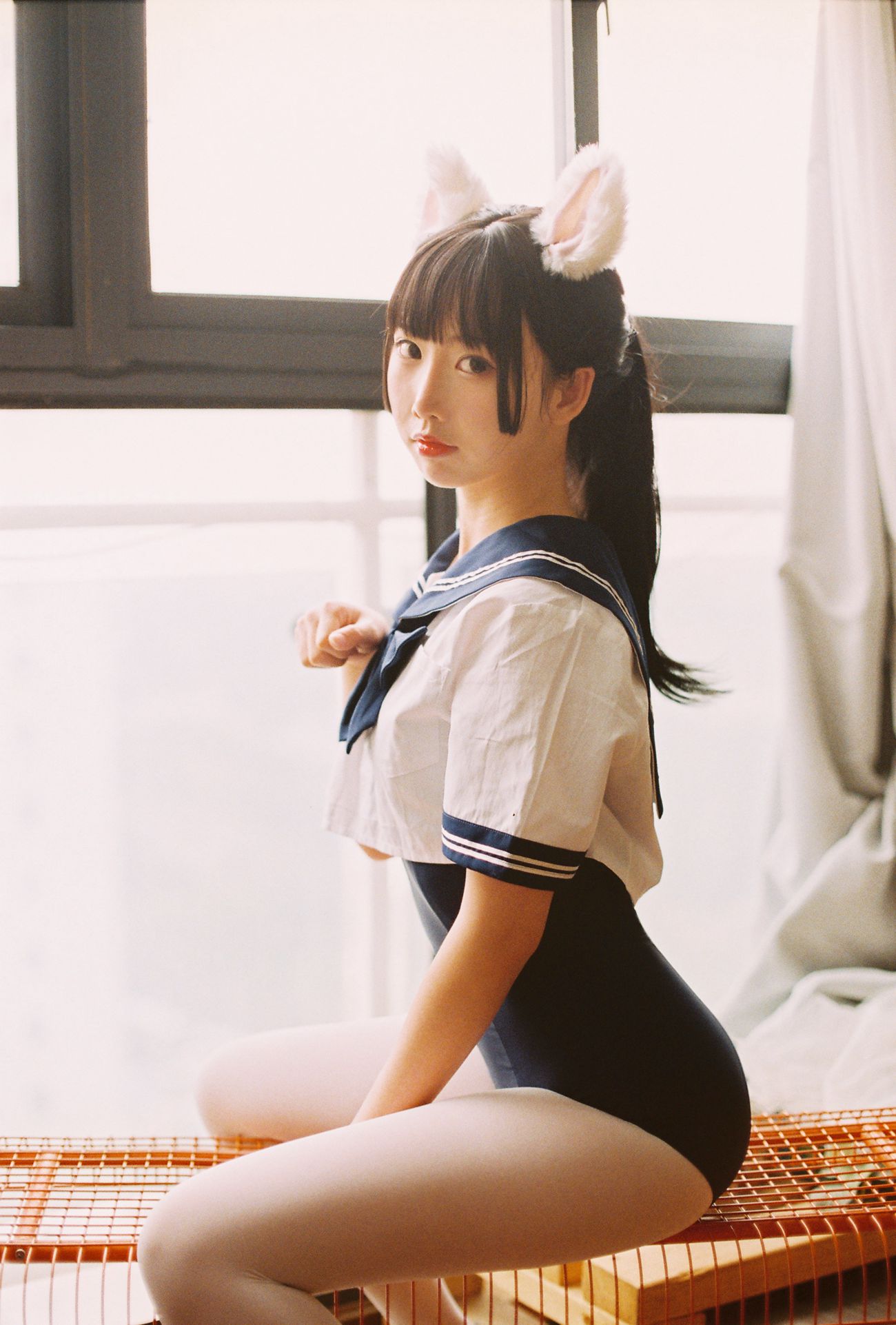 图片[18]-面饼仙儿 – 水手服 死库水[35P] – 速更版-美库