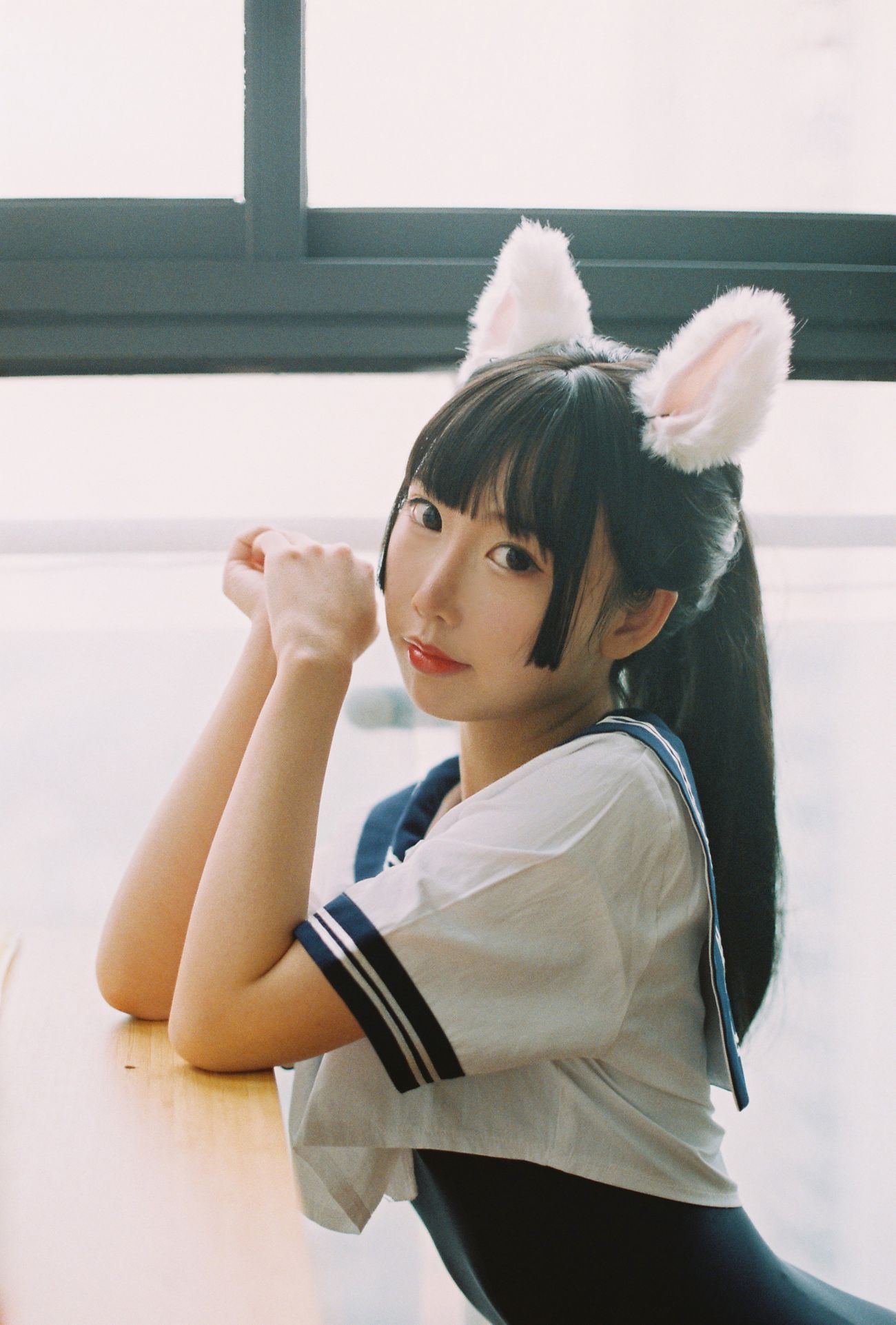 图片[21]-面饼仙儿 – 水手服 死库水[35P] – 速更版-美库