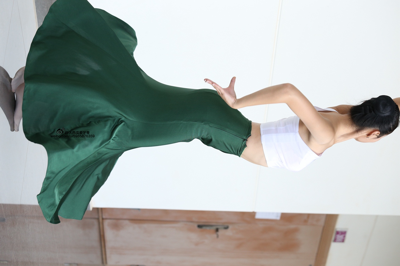 图片[186]-大西瓜爱牙膏-早期作品-W006 舞蹈家1-文君 绿裙 [233P] – 速更版-美库
