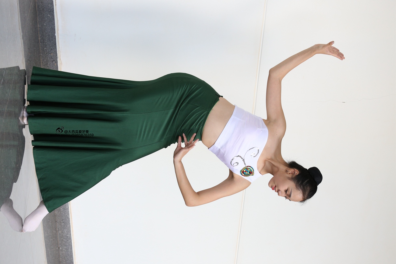 图片[193]-大西瓜爱牙膏-早期作品-W006 舞蹈家1-文君 绿裙 [233P] – 速更版-美库