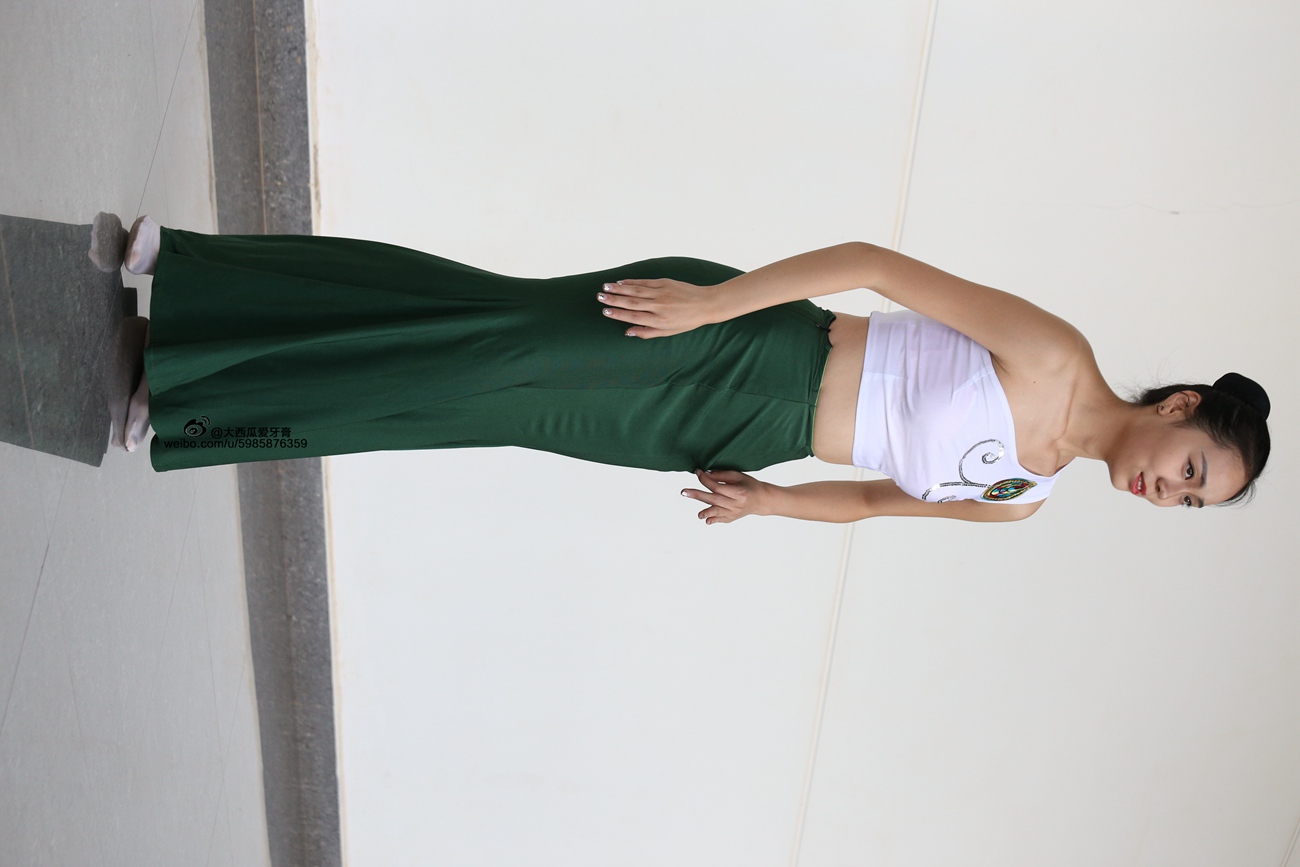 图片[229]-大西瓜爱牙膏-早期作品-W006 舞蹈家1-文君 绿裙 [233P] – 速更版-美库