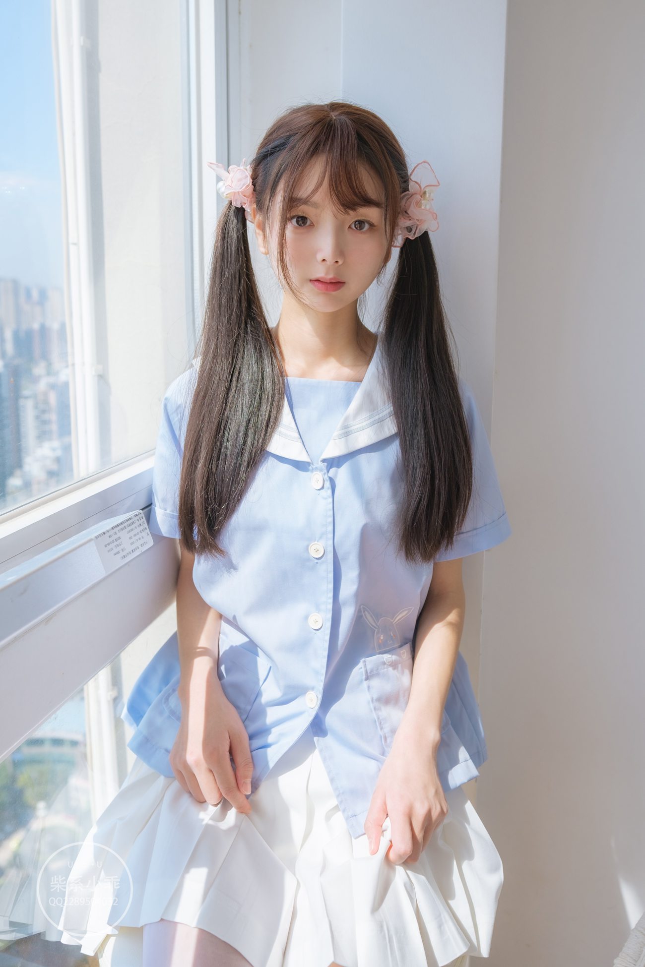 图片[22]-柴系小乖(稚乖画册) – 晴空 白丝双马尾[79P] – 速更版-美库