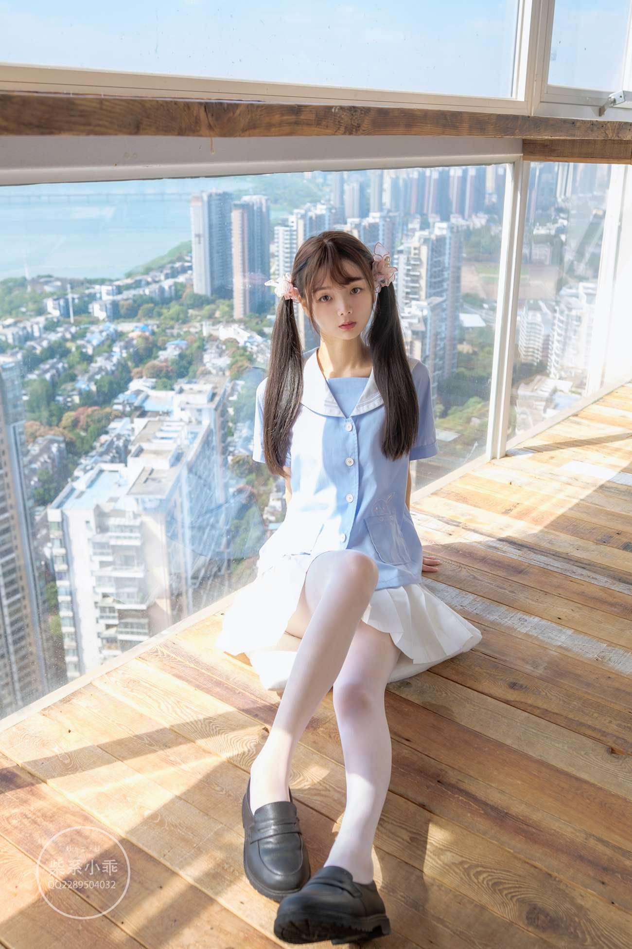 图片[27]-柴系小乖(稚乖画册) – 晴空 白丝双马尾[79P] – 速更版-美库