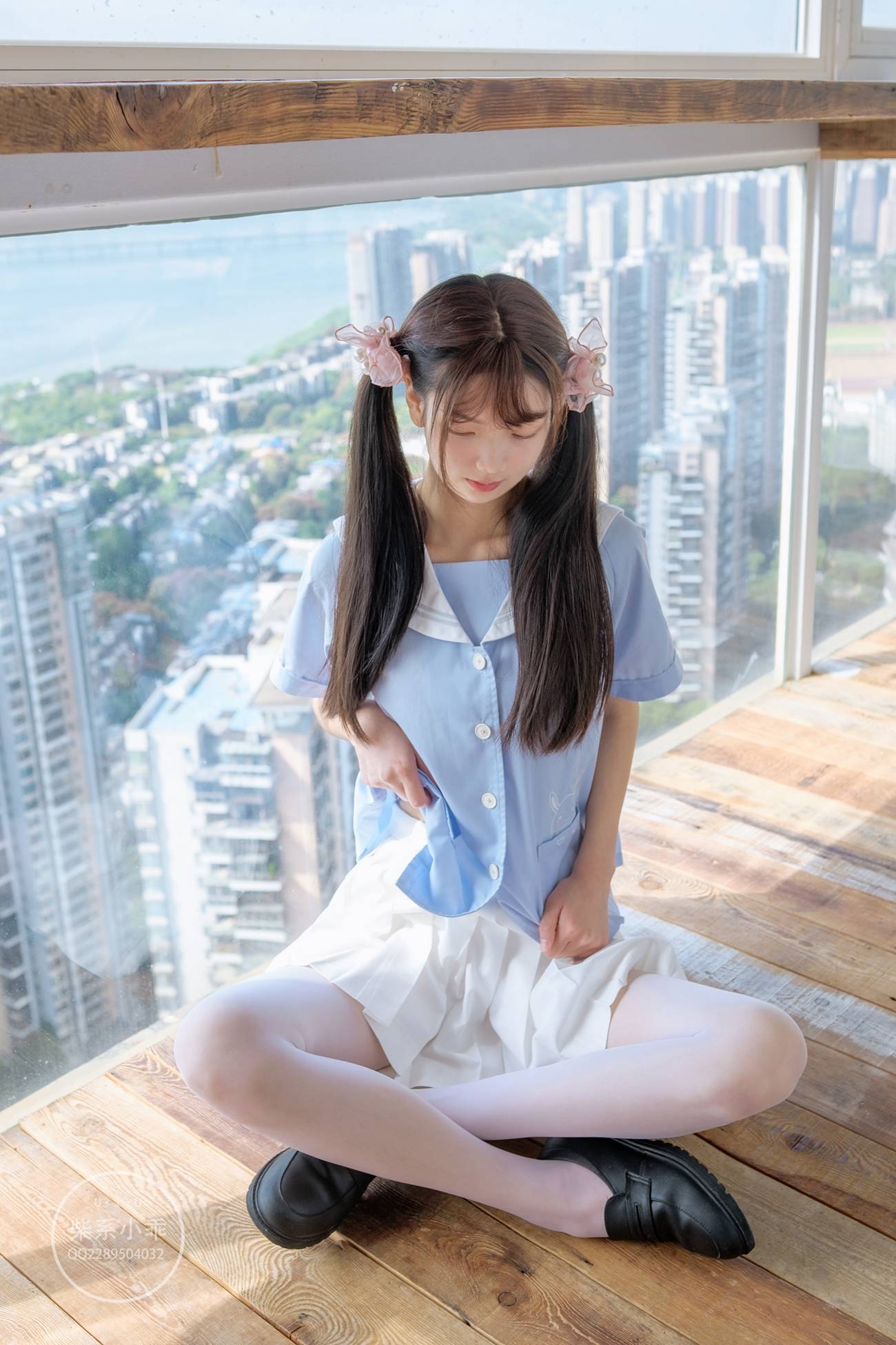 图片[49]-柴系小乖(稚乖画册) – 晴空 白丝双马尾[79P] – 速更版-美库