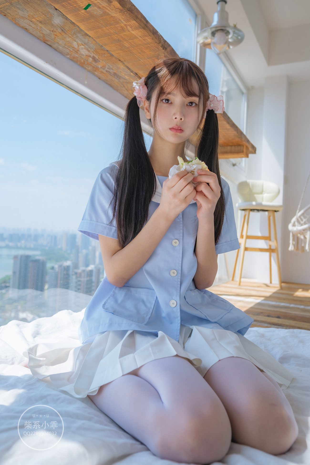 图片[62]-柴系小乖(稚乖画册) – 晴空 白丝双马尾[79P] – 速更版-美库