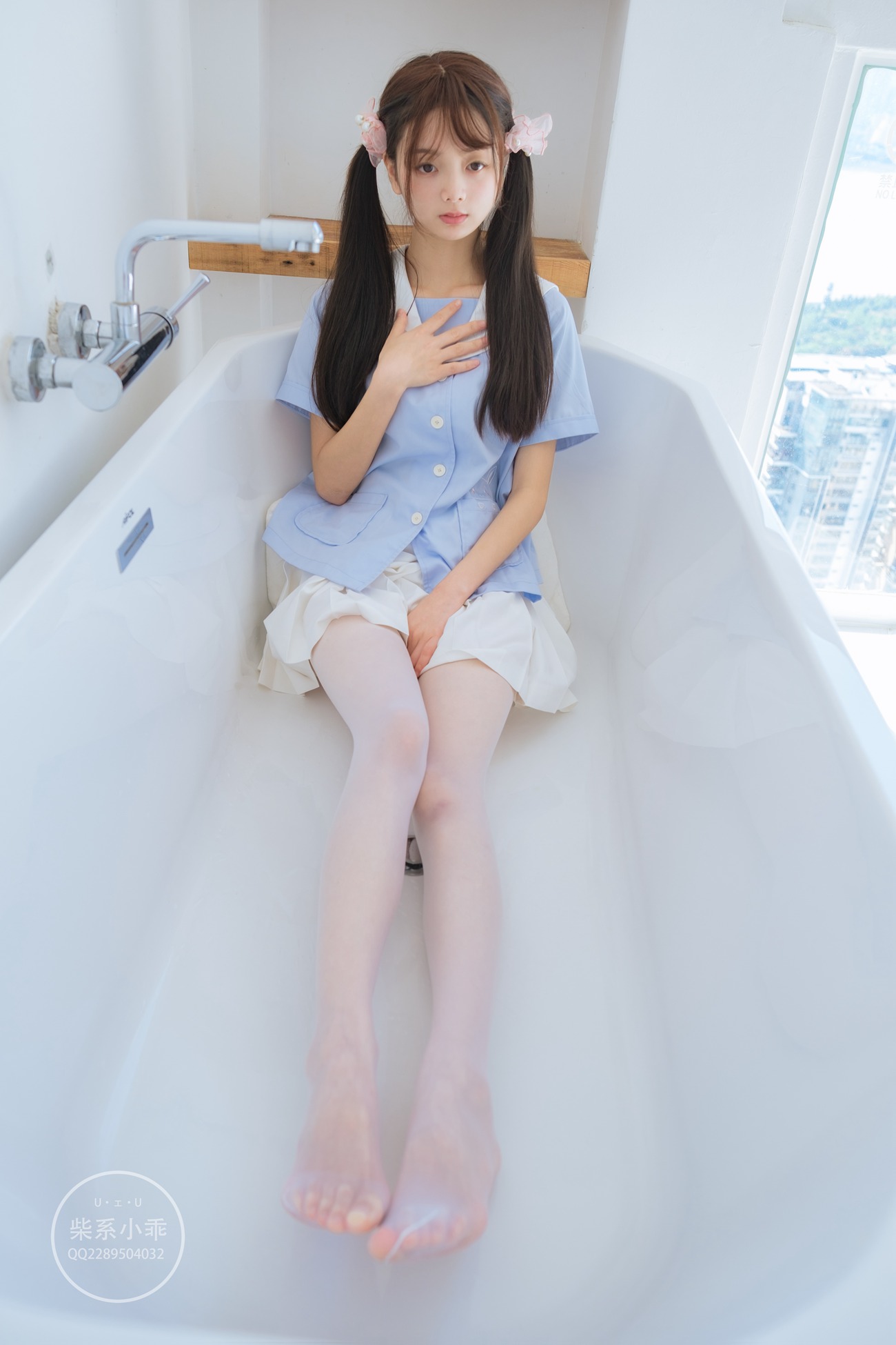 图片[73]-柴系小乖(稚乖画册) – 晴空 白丝双马尾[79P] – 速更版-美库