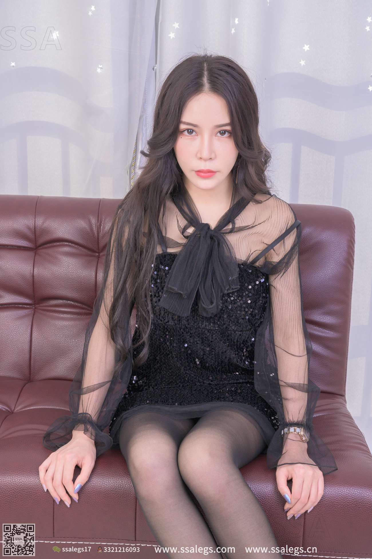 图片[56]-[SSA丝社]超清写真 NO.302 娜娜御姐的黑纱裙黑丝写真(上)[126P] – 速更版-美库