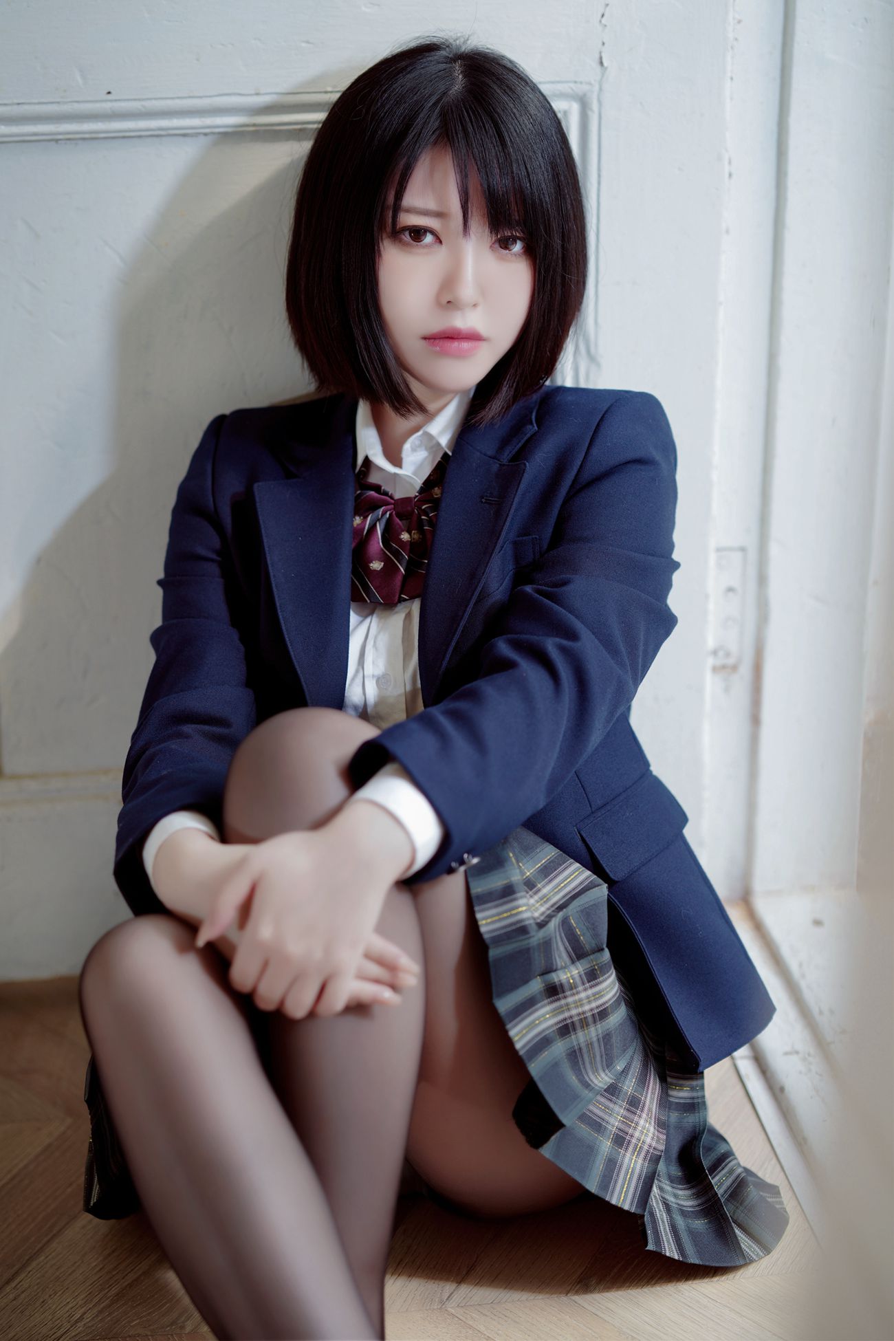 图片[13]-半半子 彼女の制服姿が好き[54P] – 速更版-美库