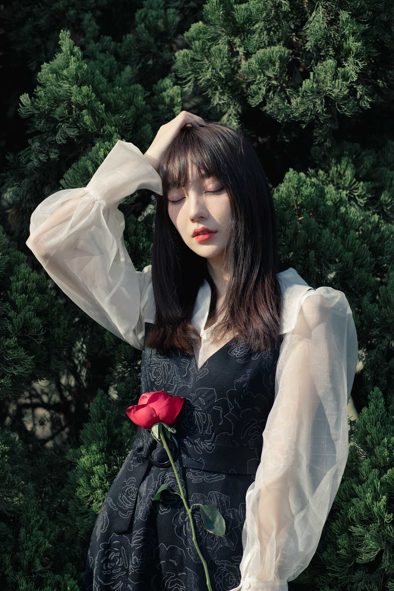 图片[9]-[YITUYU艺图语] 2021.03.24 黑玫瑰 星星 [35P] – 速更版-美库