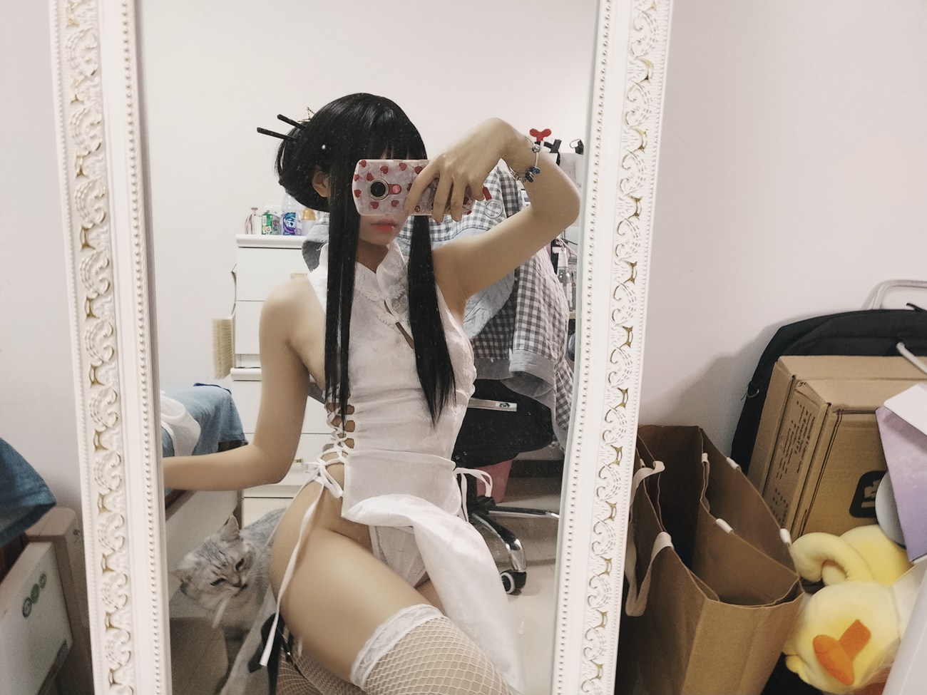 图片[9]-猫君君MaoJun – 绑带旗袍[16P] – 速更版-美库