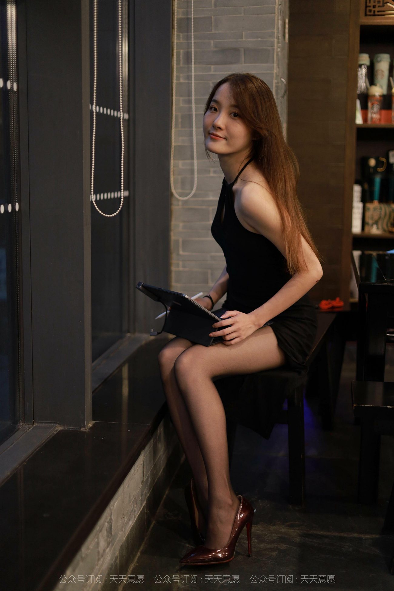 图片[50]-[IESS异思趣向] 2021.09.29 丝享家933：婉苹《黑色长裙》[89P] – 速更版-美库