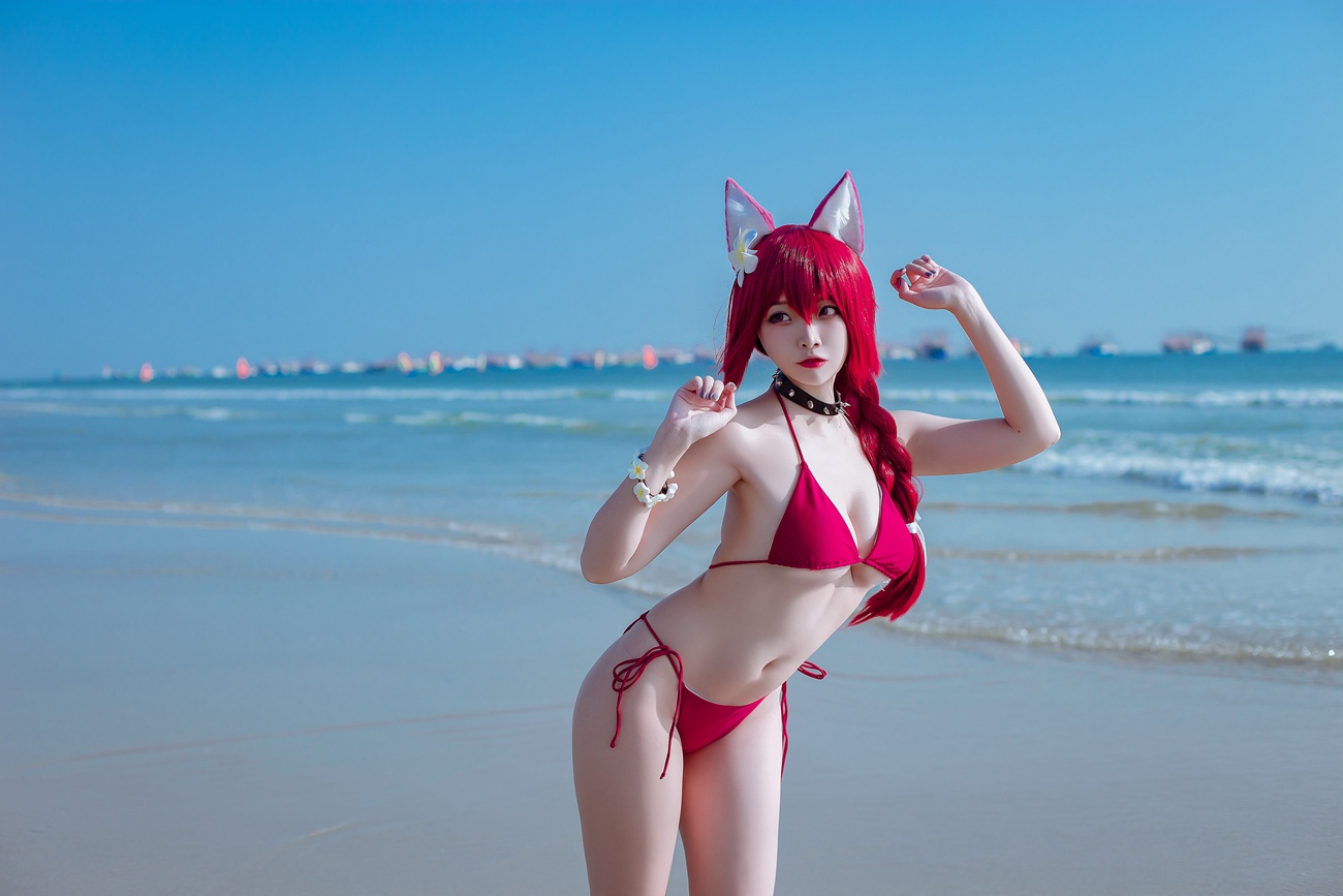 图片[9]-二佐Nisa 碧蓝千代田泳装 [20P] – 速更版-美库