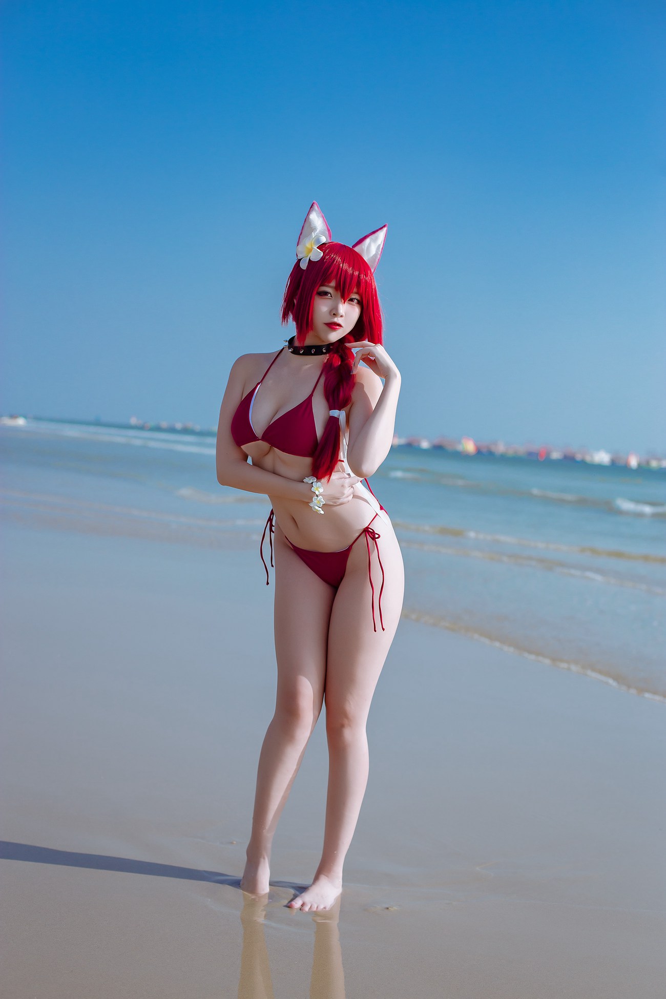 图片[12]-二佐Nisa 碧蓝千代田泳装 [20P] – 速更版-美库