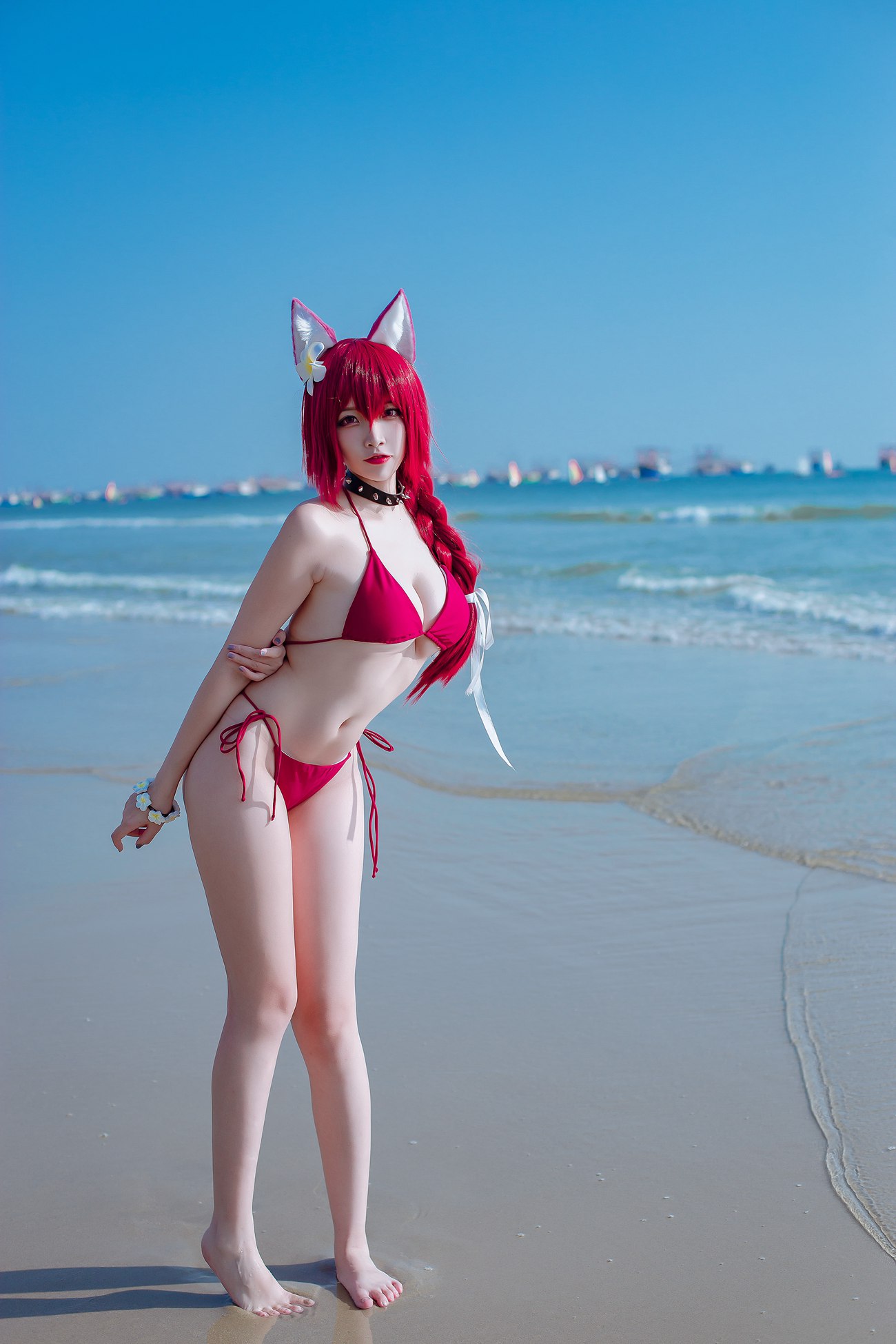 图片[14]-二佐Nisa 碧蓝千代田泳装 [20P] – 速更版-美库