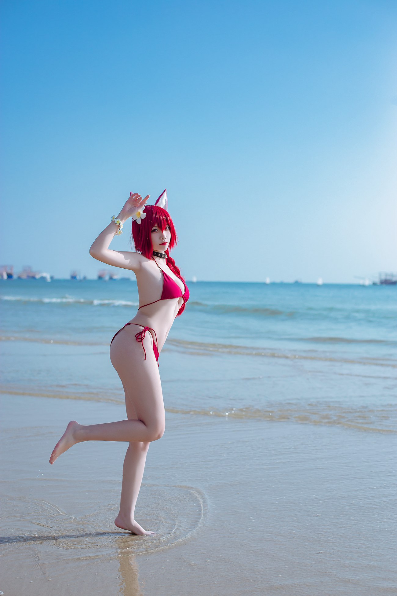 图片[17]-二佐Nisa 碧蓝千代田泳装 [20P] – 速更版-美库