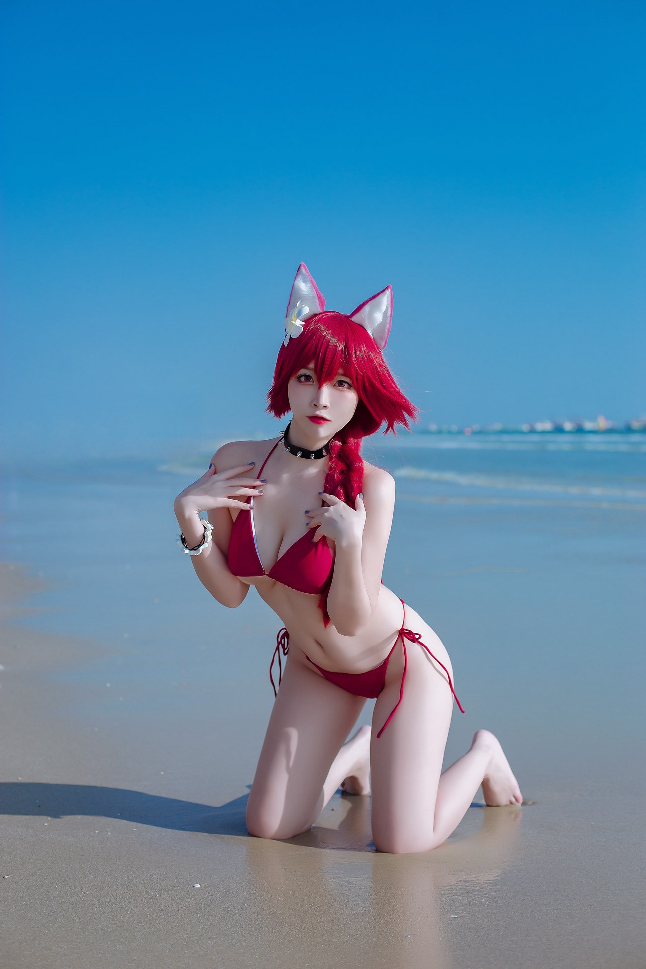 图片[19]-二佐Nisa 碧蓝千代田泳装 [20P] – 速更版-美库