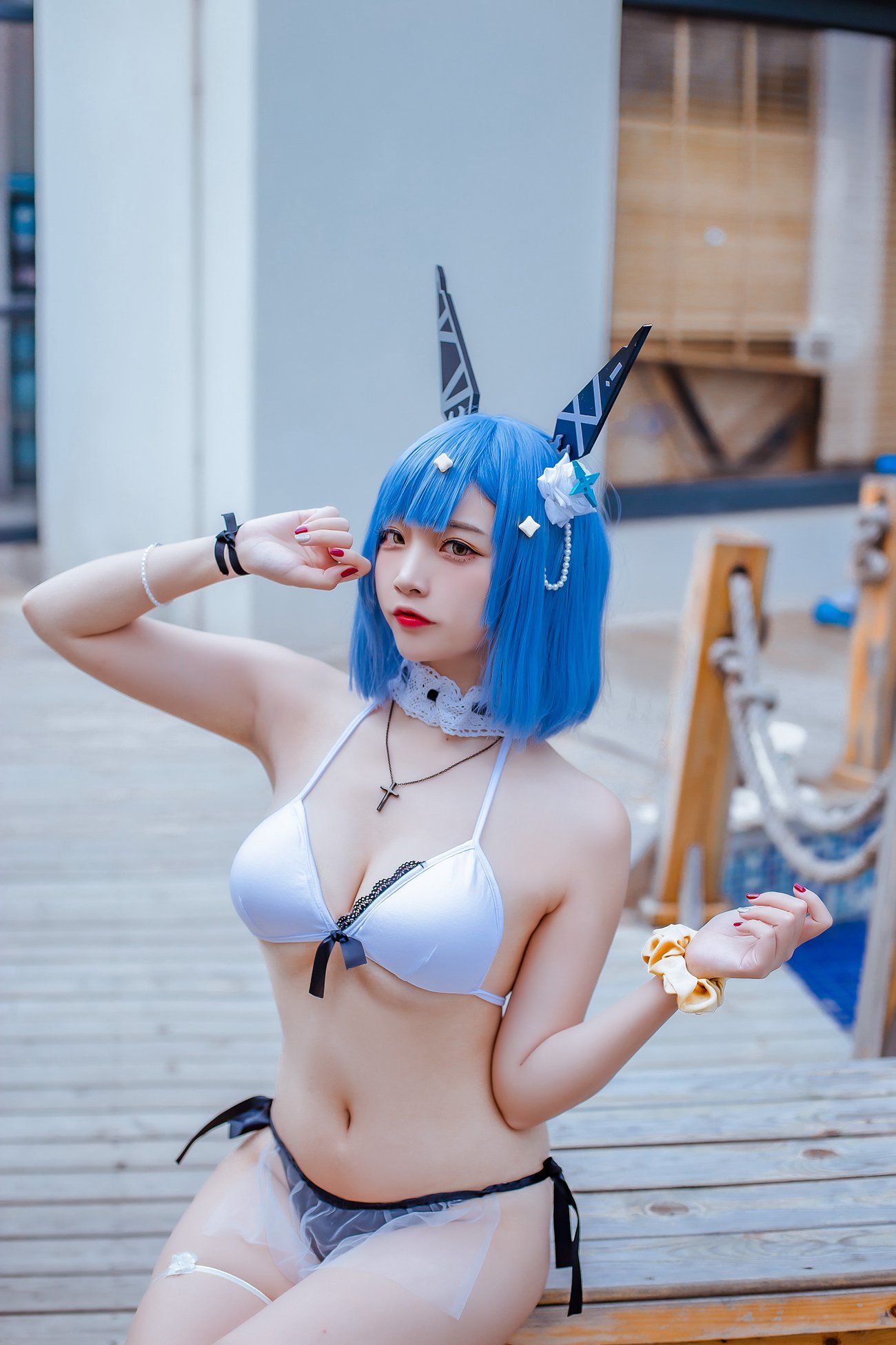 图片[18]-二佐Nisa 碧蓝航线 加斯科涅[20P] – 速更版-美库