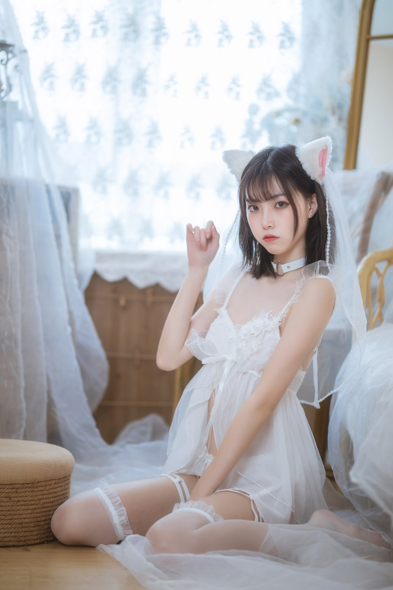 图片[6]-许岚 – 少女白色裙[41P] – 速更版-美库