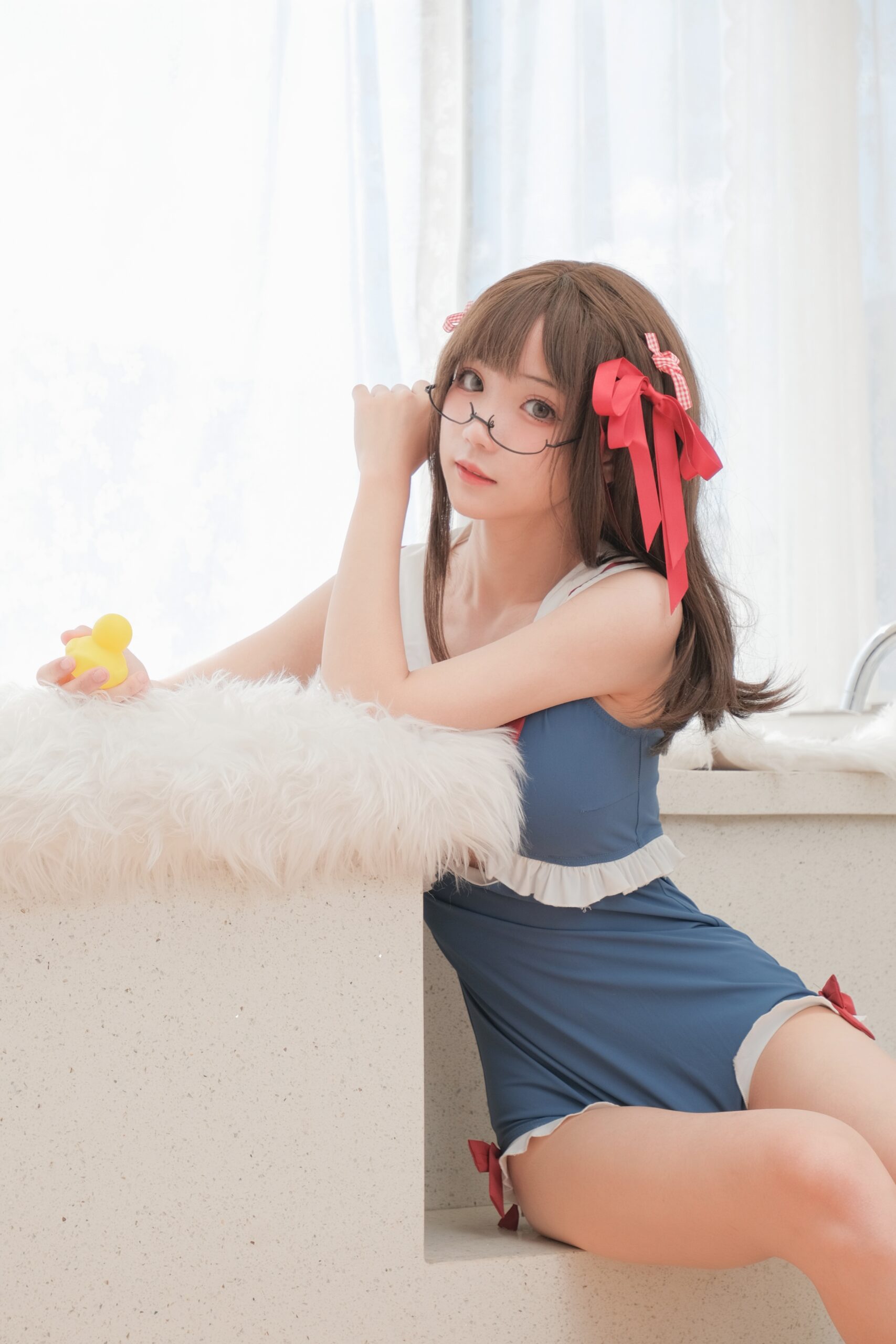 图片[25]-花柒Hana – 白雪姬泳装[26P] – 速更版-美库