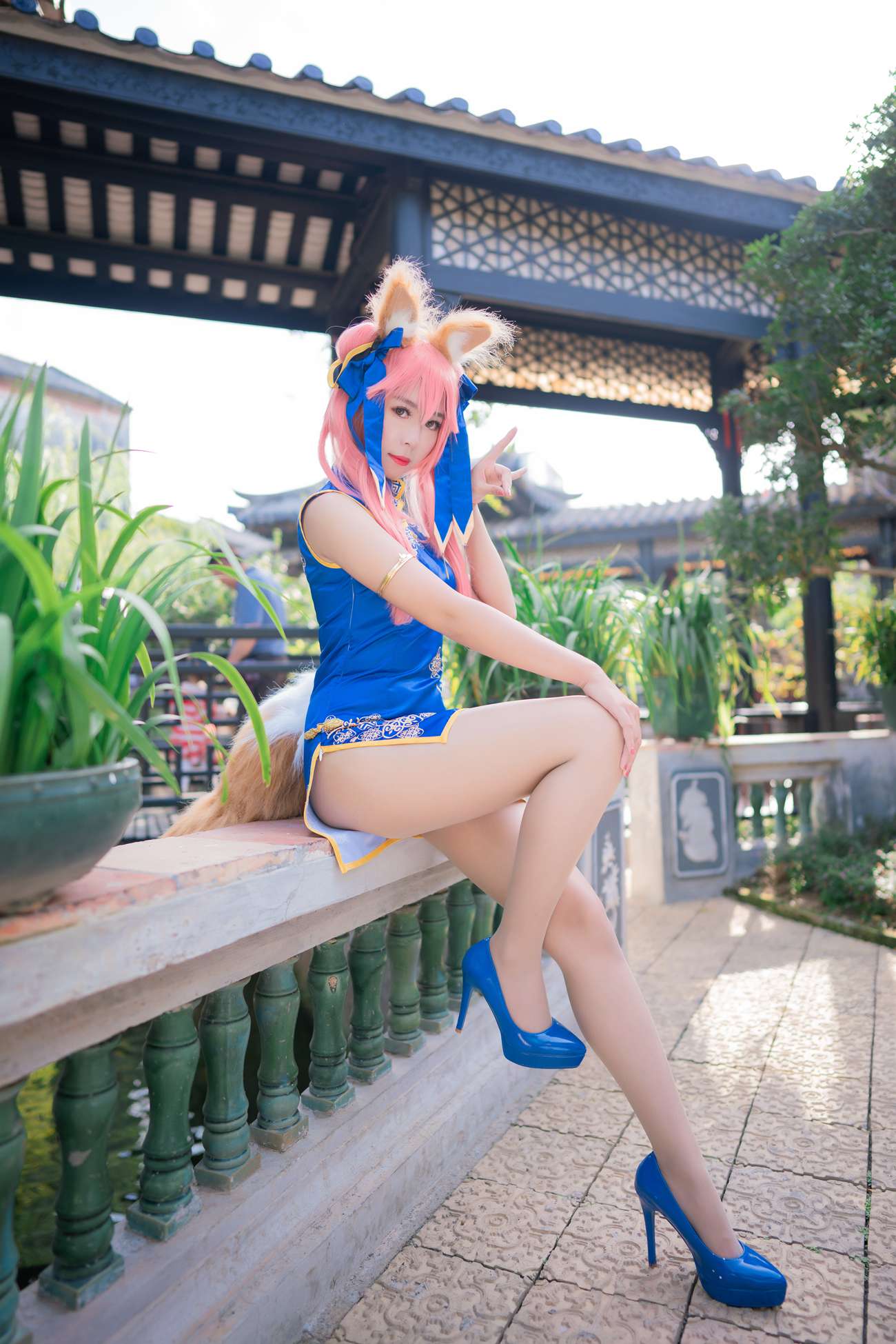 图片[7]-Money冷冷 – 玉藻前旗袍[17P] – 速更版-美库