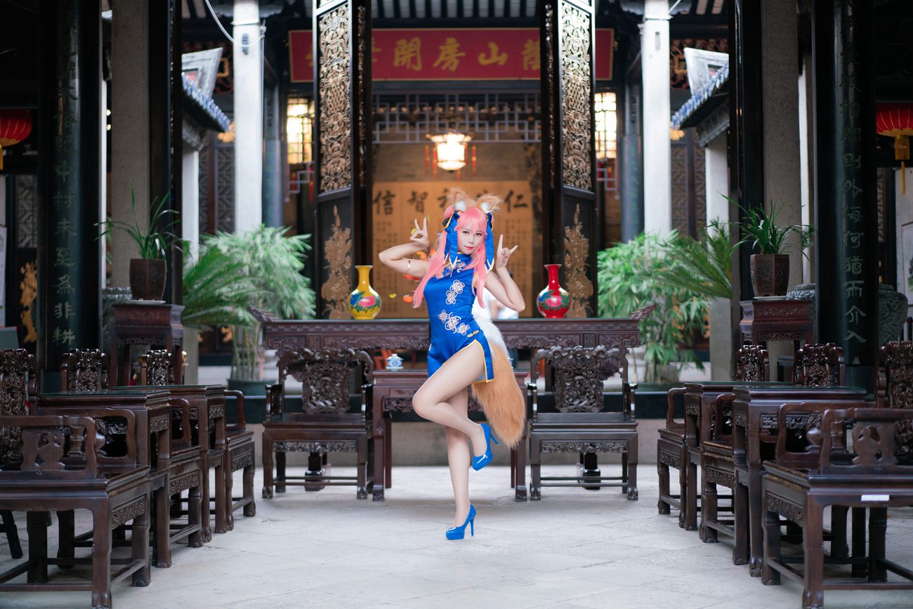 图片[12]-Money冷冷 – 玉藻前旗袍[17P] – 速更版-美库