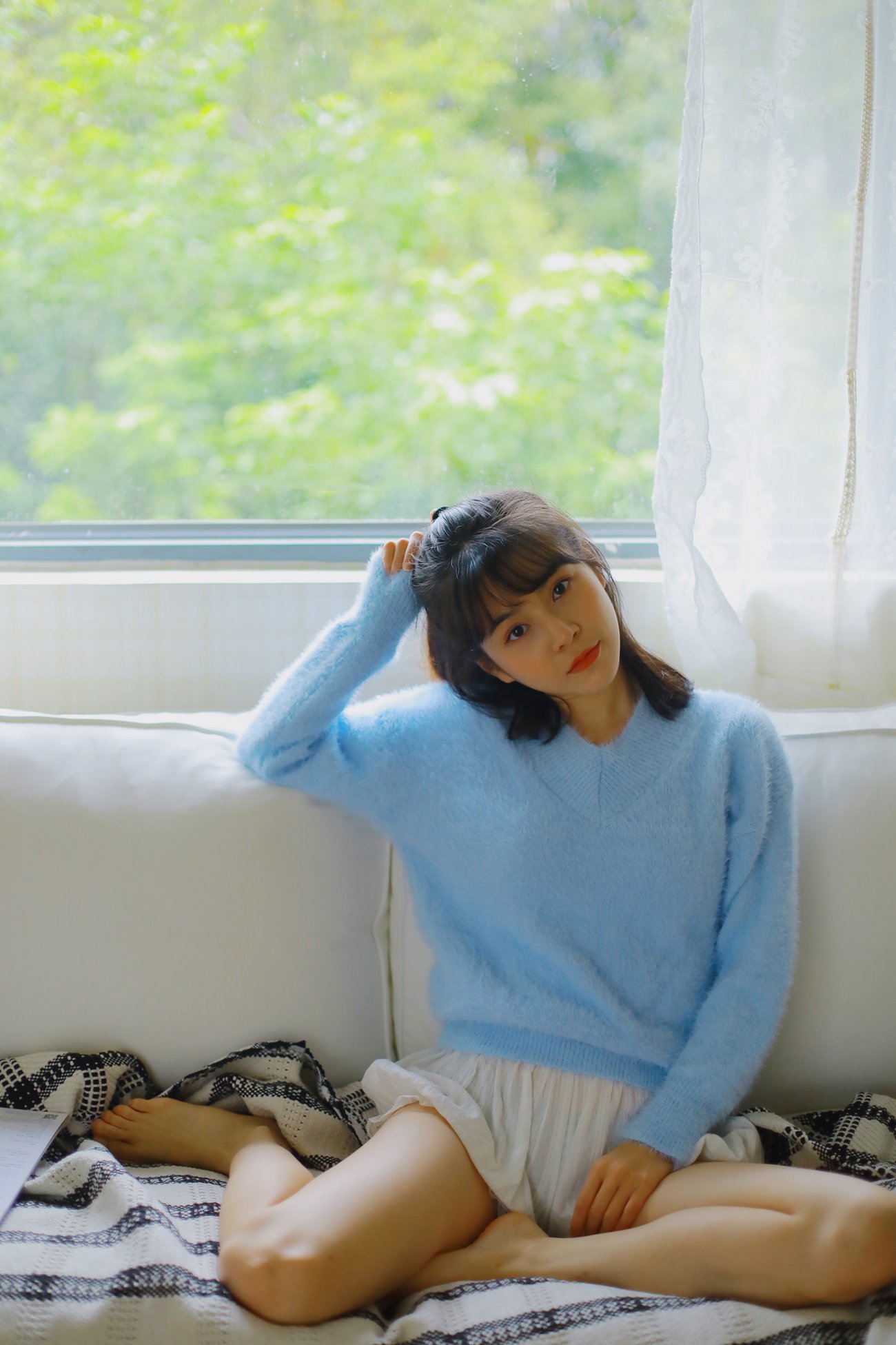 图片[10]-[YITUYU艺图语] 2021.04.13 蓝色毛衣 裸心心 [34P] – 速更版-美库