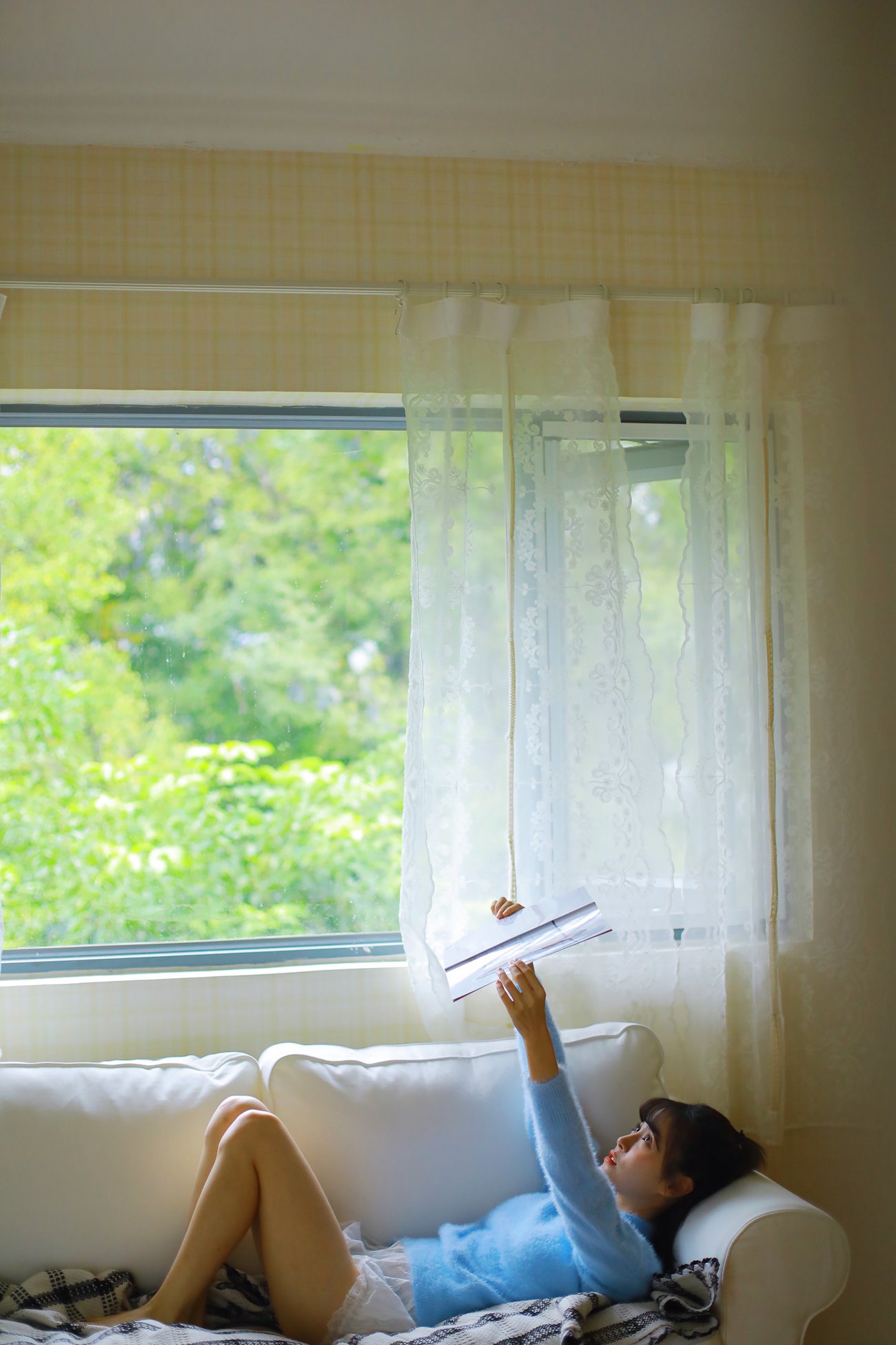 图片[13]-[YITUYU艺图语] 2021.04.13 蓝色毛衣 裸心心 [34P] – 速更版-美库