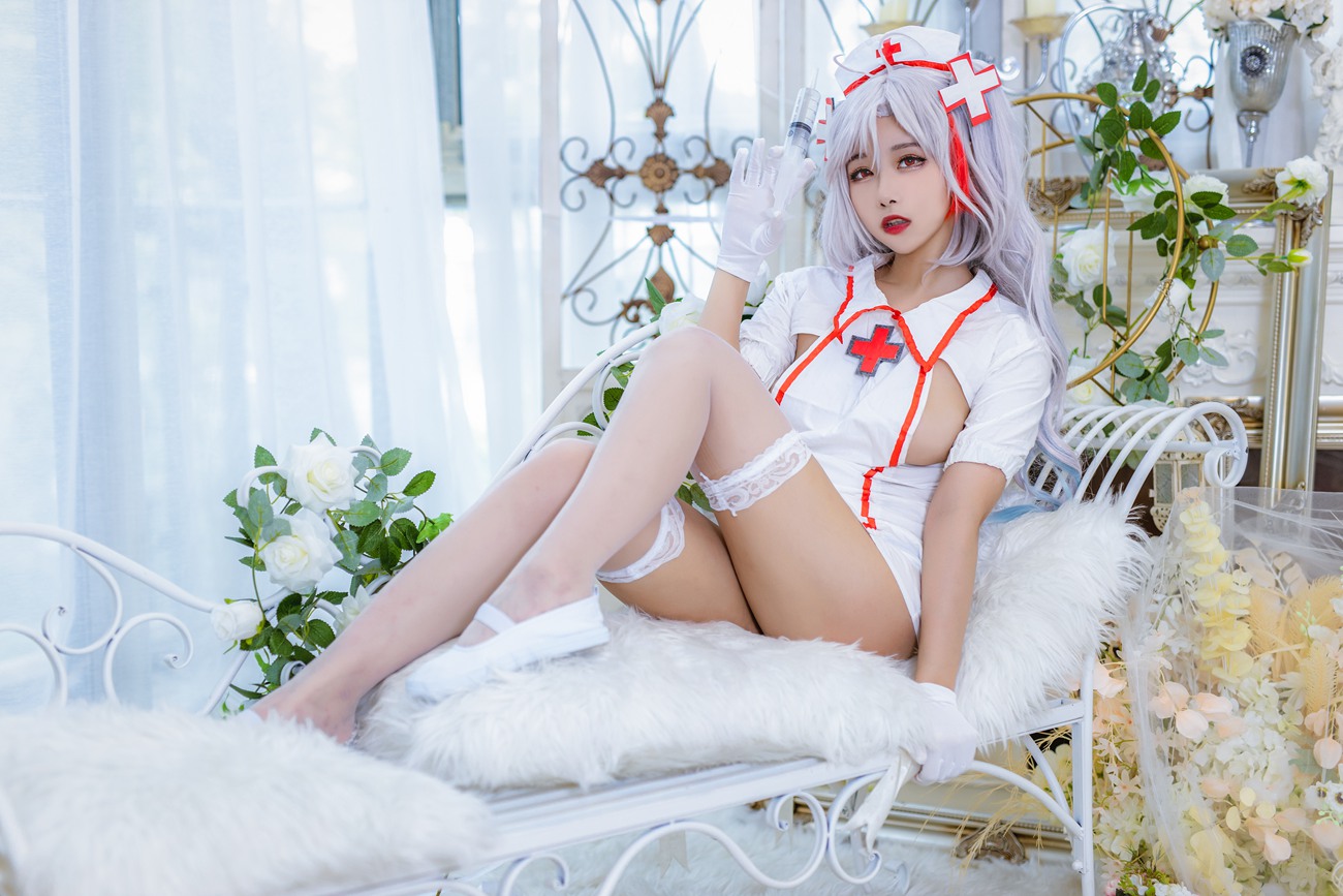 图片[16]-Momoko葵葵 – 欧根之护士[21P] – 速更版-美库