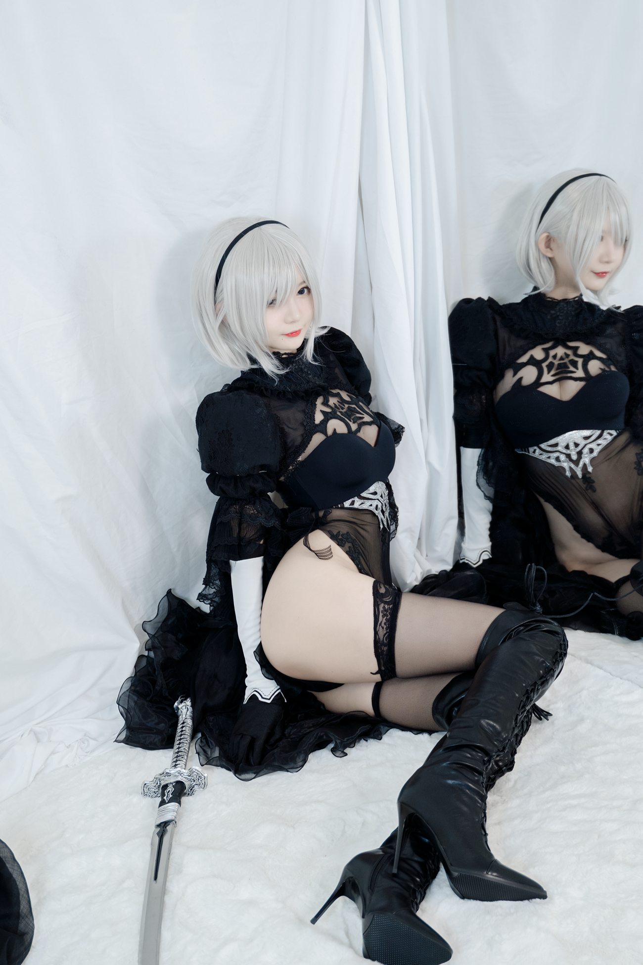 图片[12]-51酱 – 2B黑婚纱[53P] – 速更版-美库