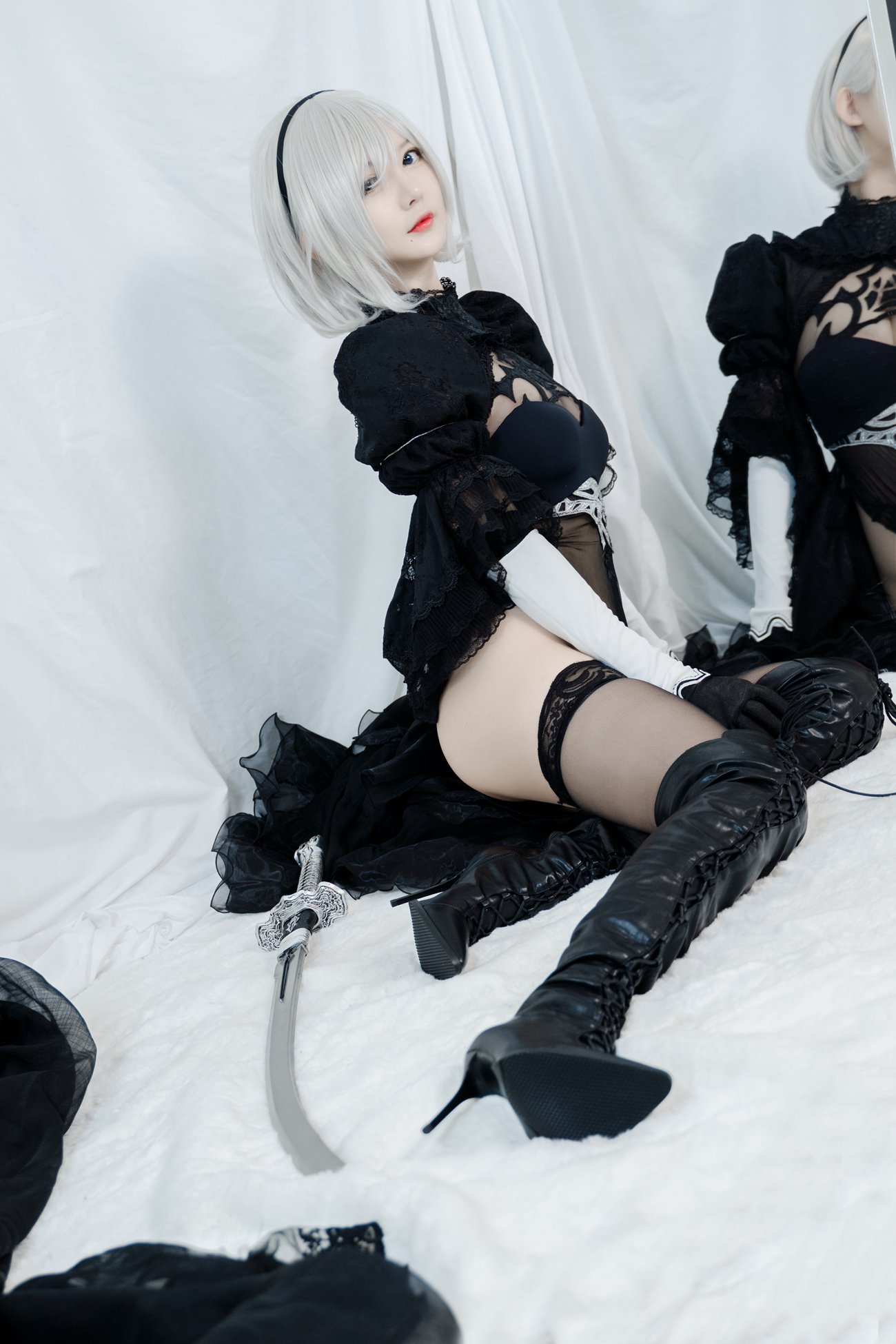 图片[13]-51酱 – 2B黑婚纱[53P] – 速更版-美库