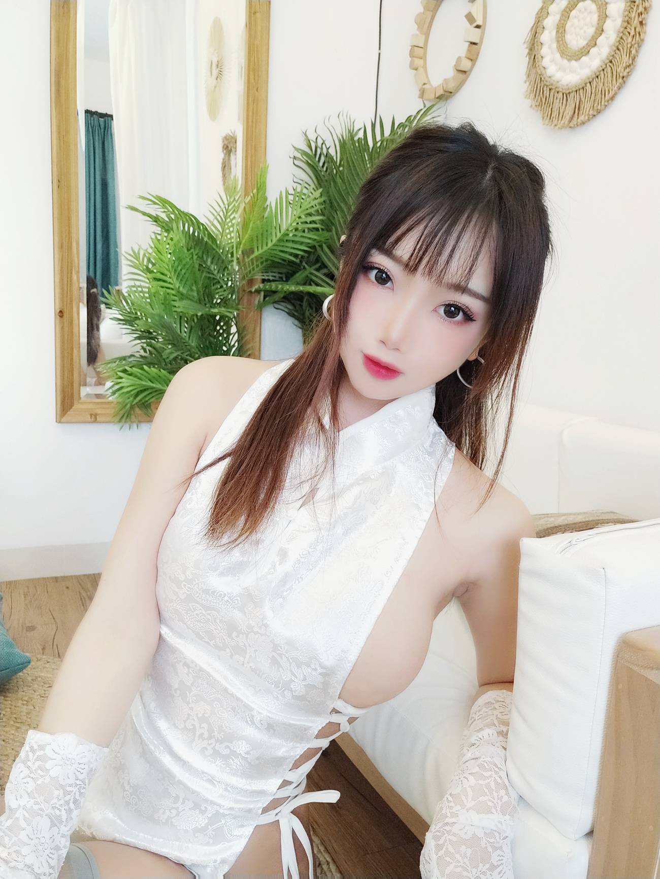 图片[25]-鬼畜瑶在不在w – 白色旗袍[30P] – 速更版-美库