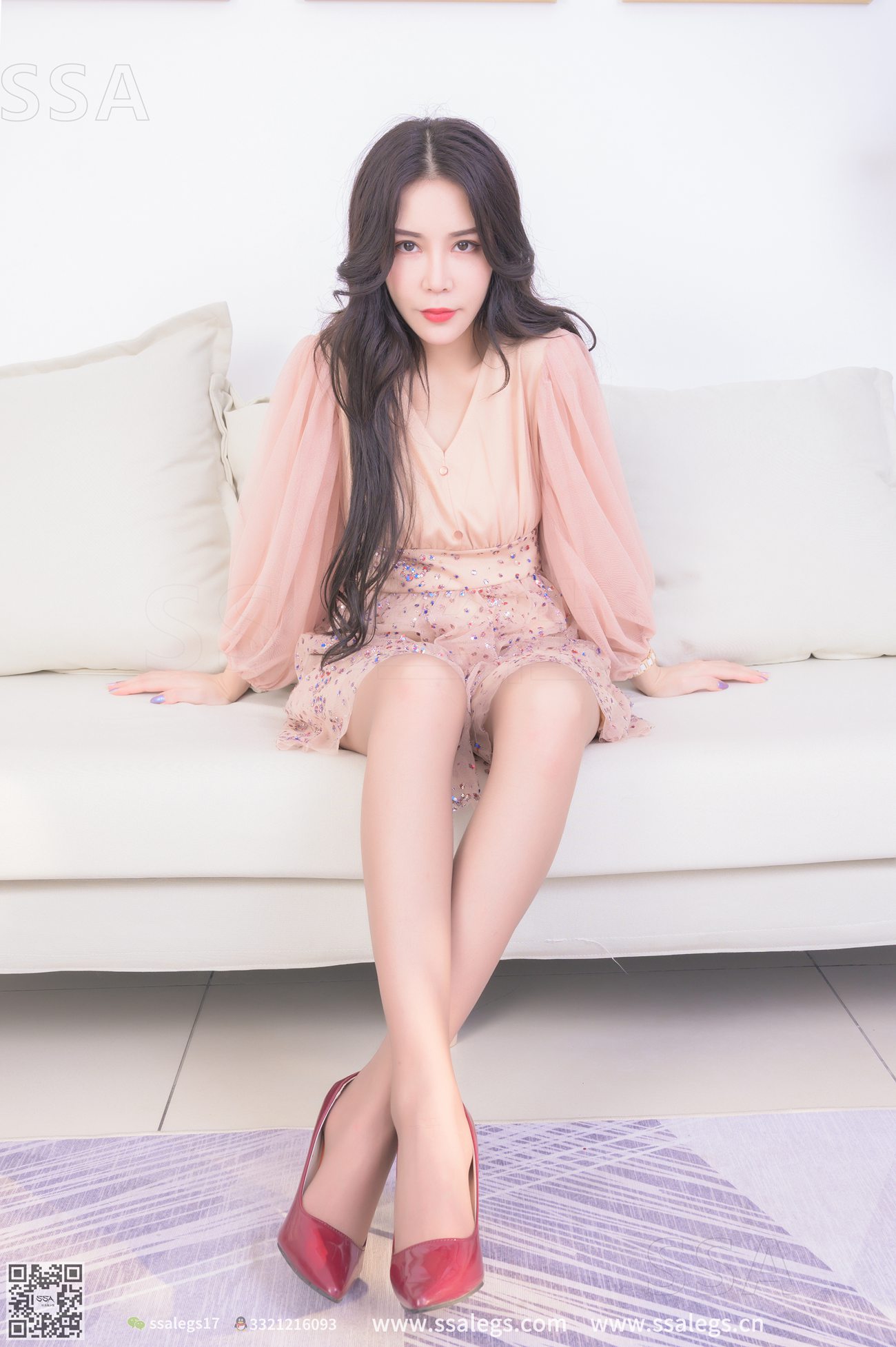 图片[12]-[SSA丝社]超清写真 NO.312 娜娜御姐的红色高跟鞋咖啡丝美腿[148P] – 速更版-美库