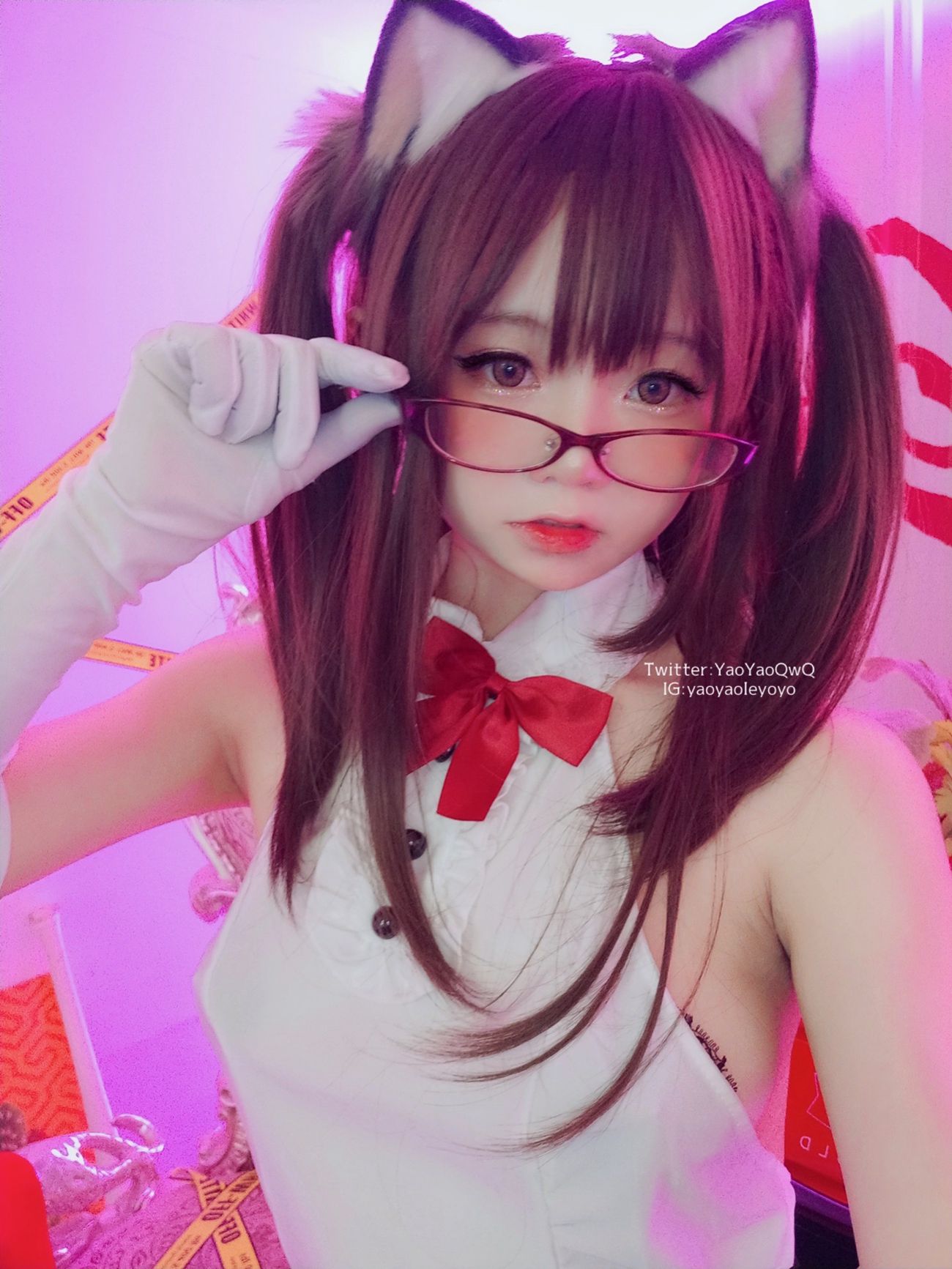 图片[8]-萌妹子Coser摇摇乐yoyo – 黑色紧身衣 [100P] – 速更版-美库