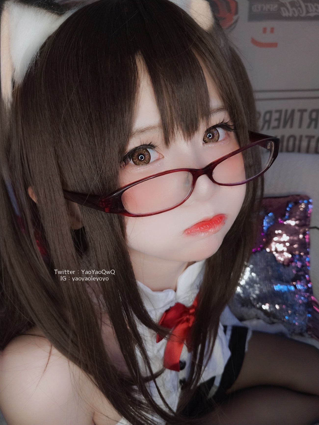 图片[13]-萌妹子Coser摇摇乐yoyo – 黑色紧身衣 [100P] – 速更版-美库